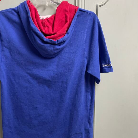 Chicago Cubs Mitchell & Ness Hooded Tee Size Small Baseball MLB Sportswear Fan - Picture 2 of 7